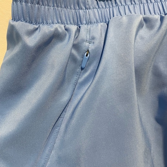 All In Motion Light Blue Athletic Shorts Size Large w/ Built In Liner - Picture 5 of 6
